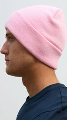 OCL Knit Beanie Embroidered Pink