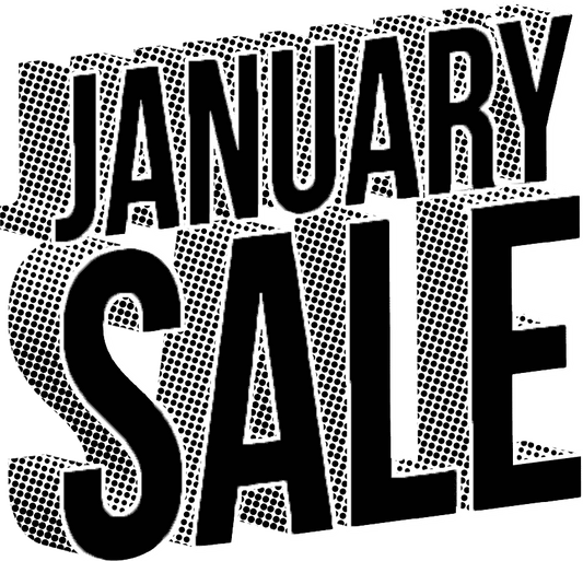 OCL January sale graphic announcing 50% off